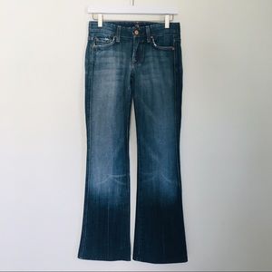 7 for all mankind A Pocket flared denim jeans